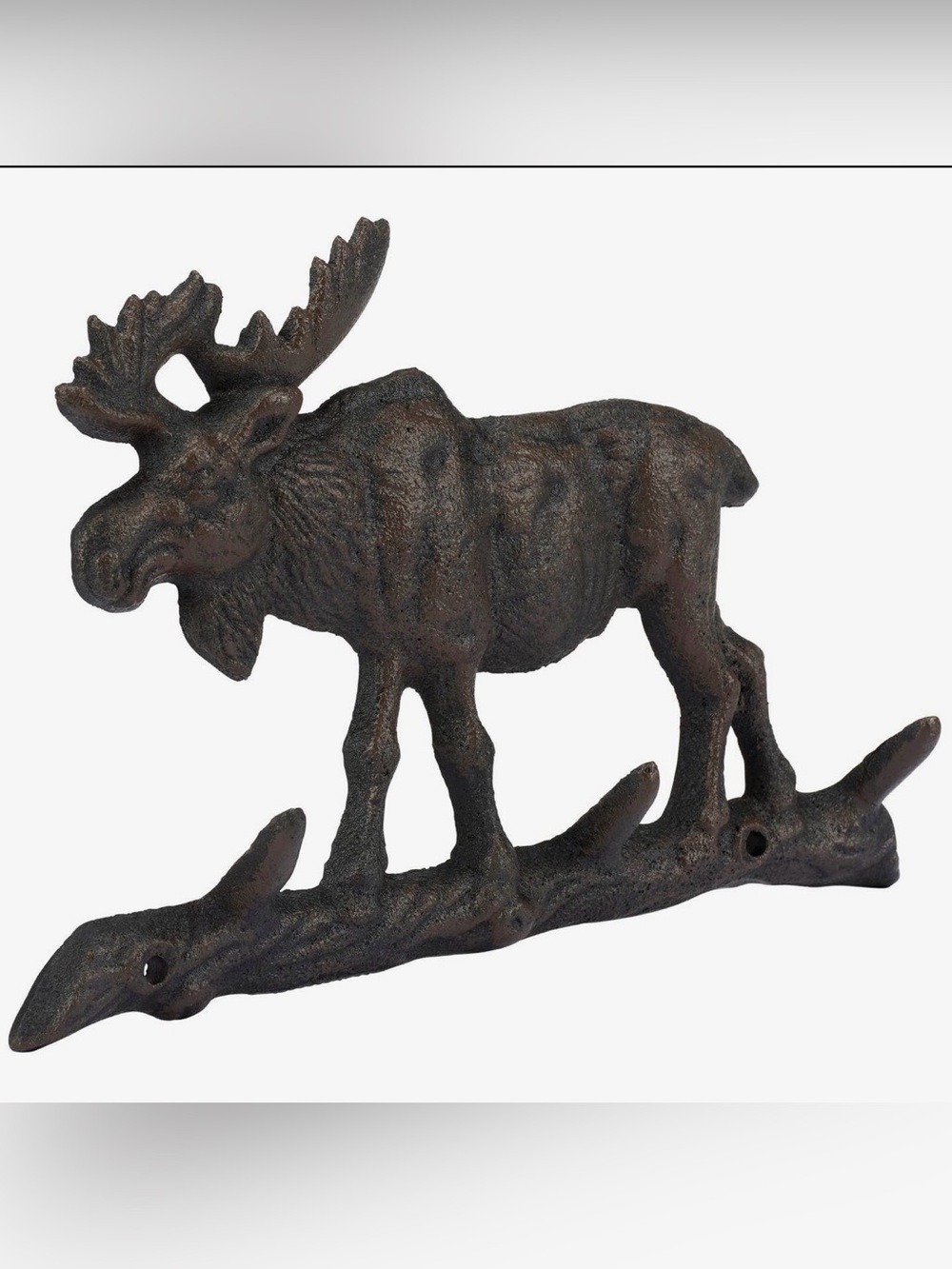 Rustic Brown Moose Wall Hook - Home Wall Decor—New